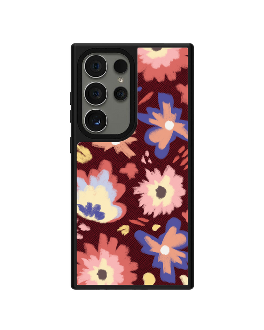 Android Leather Grip Case - Flower Lovers