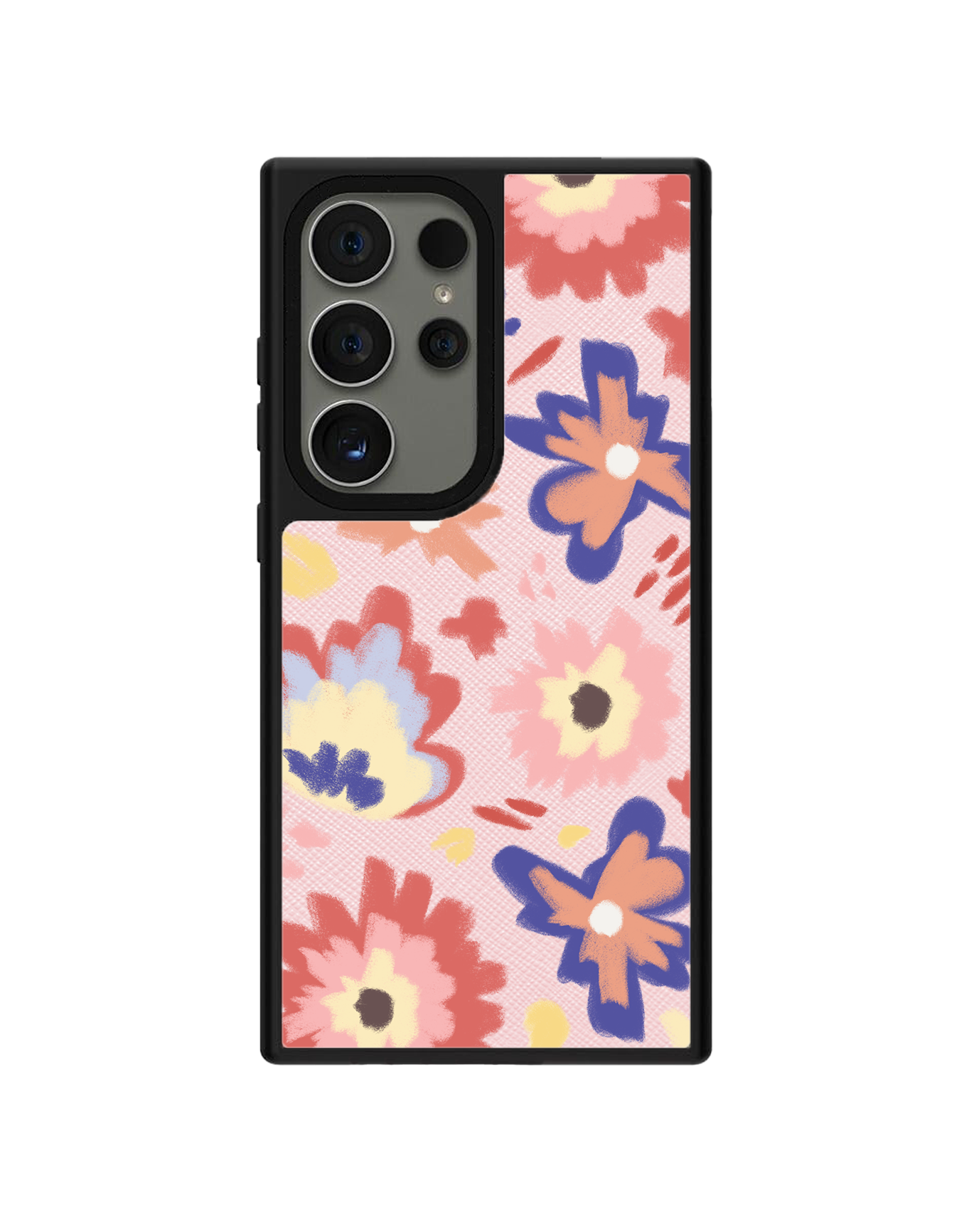 Android Leather Grip Case - Flower Lovers