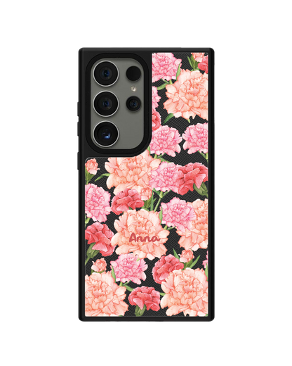 Android Leather Grip - January Carnation