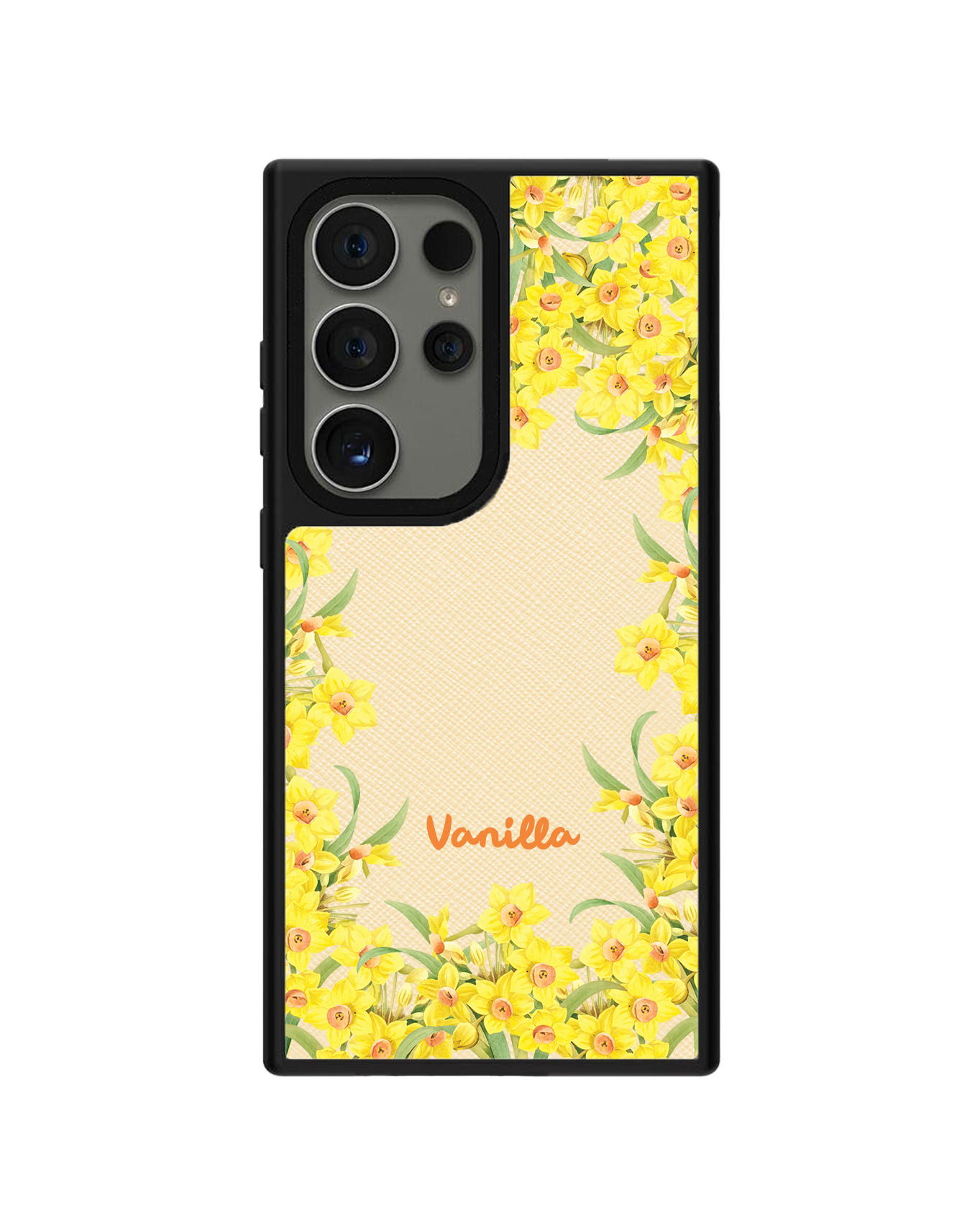 Android Leather Grip Case - March Daffodils