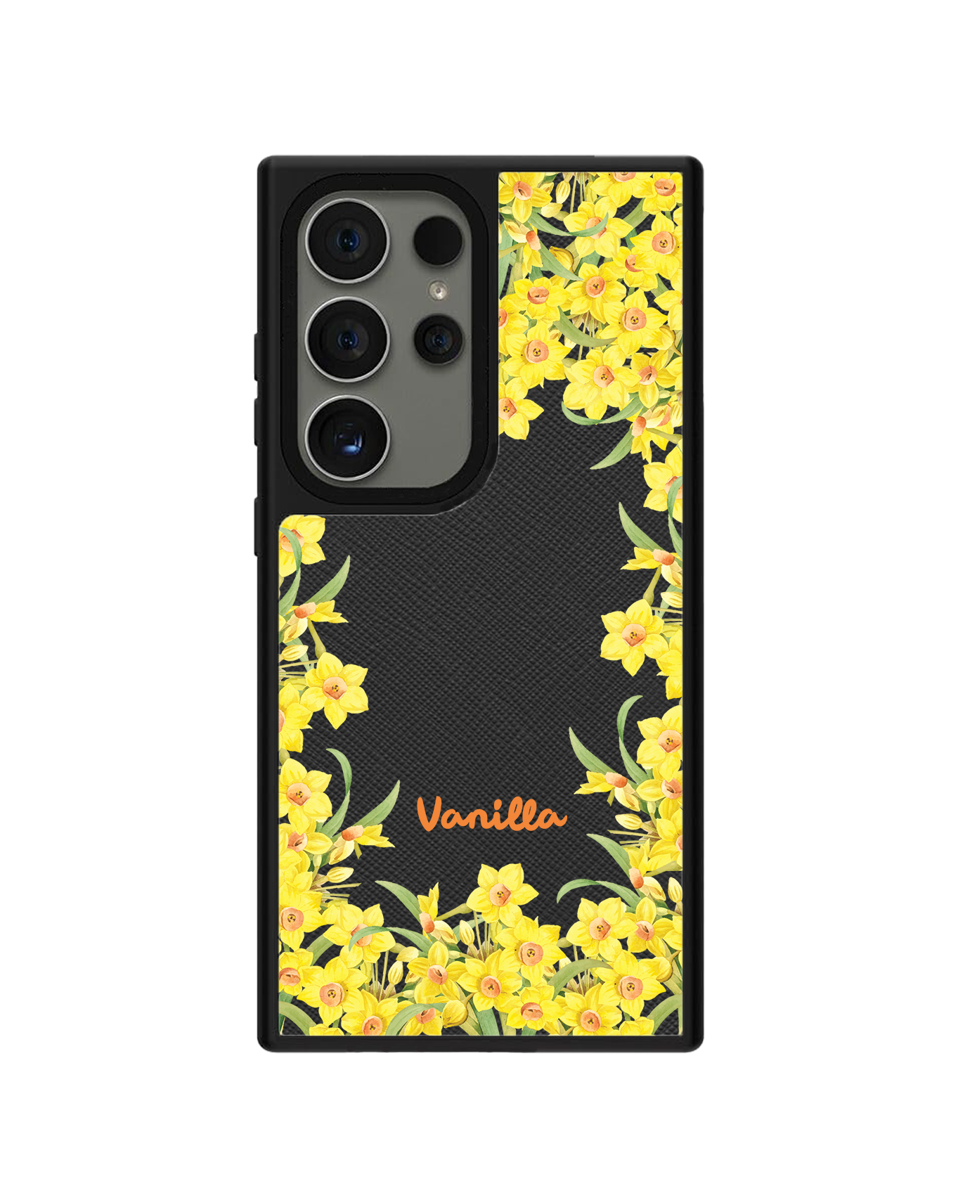 Android Leather Grip Case - March Daffodils