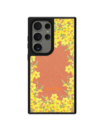 Android Leather Grip - March Daffodils