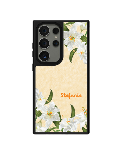Android Leather Grip - May Lily of the Valley