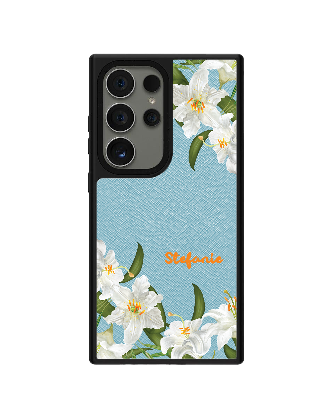 Android Leather Grip Case - May Lily of the Valley