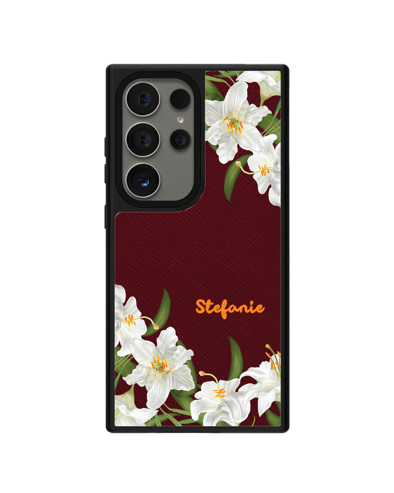 Android Leather Grip Case - May Lily of the Valley