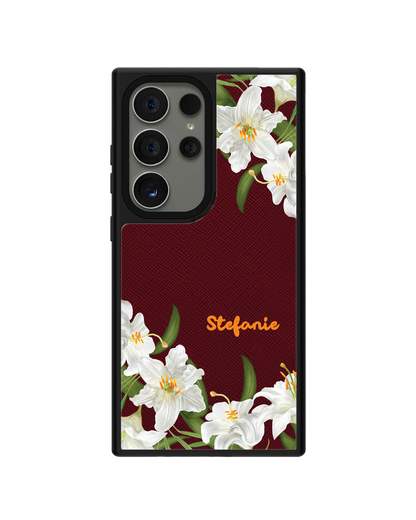 Android Leather Grip - May Lily of the Valley