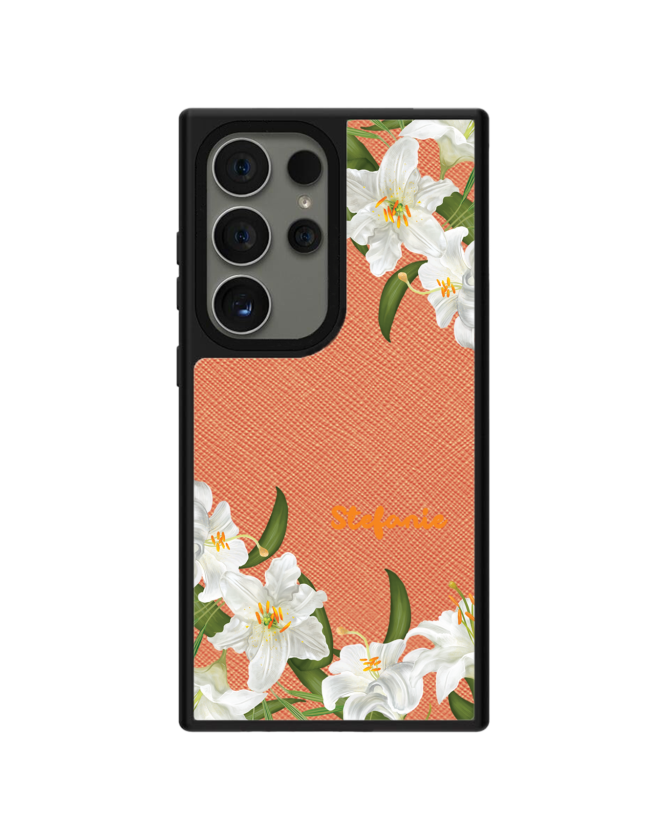 Android Leather Grip Case - May Lily of the Valley