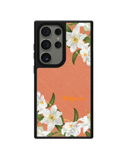 Android Leather Grip - May Lily of the Valley