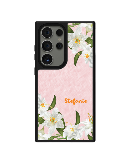 Android Leather Grip - May Lily of the Valley