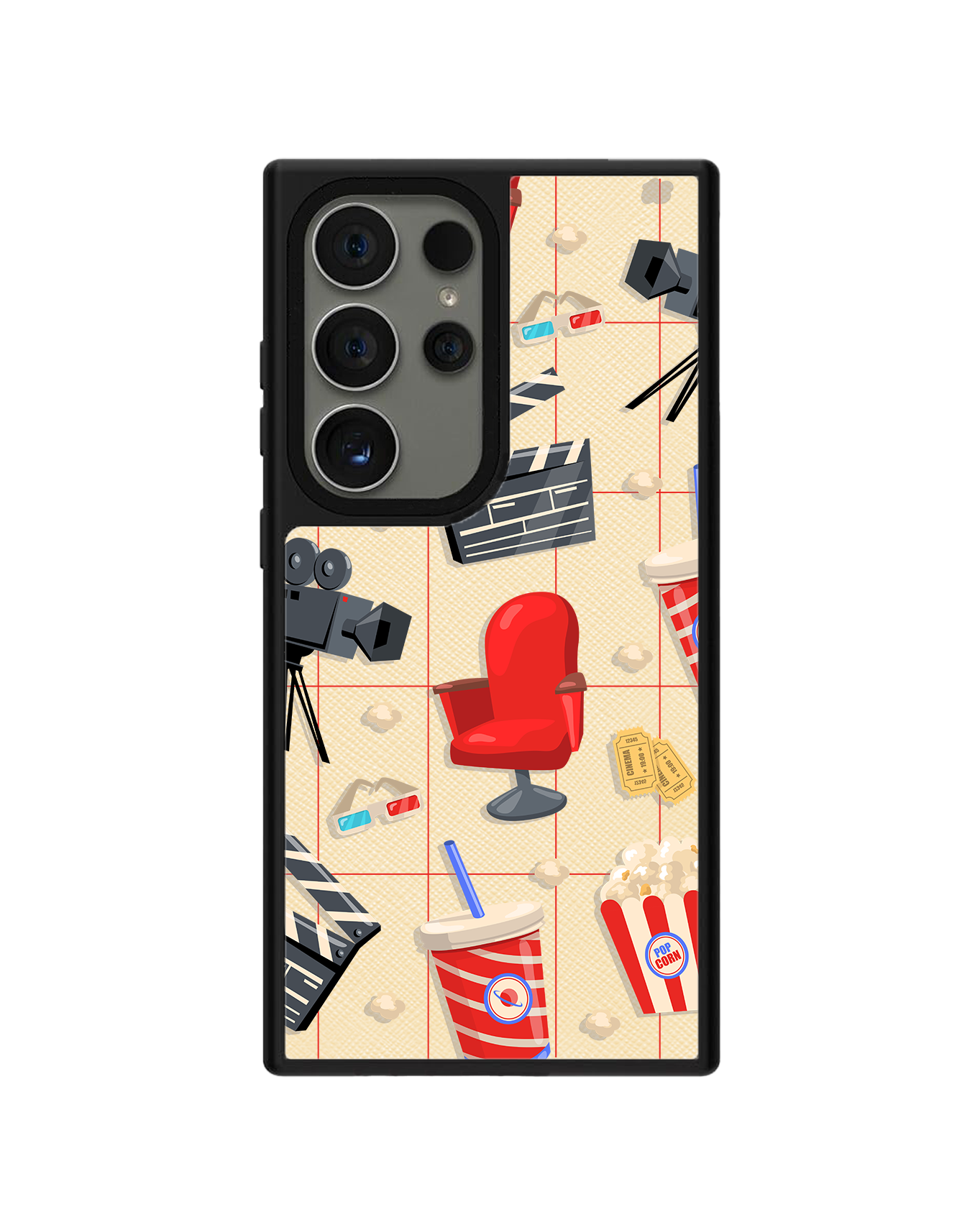 Android Leather Grip Case - Movienight