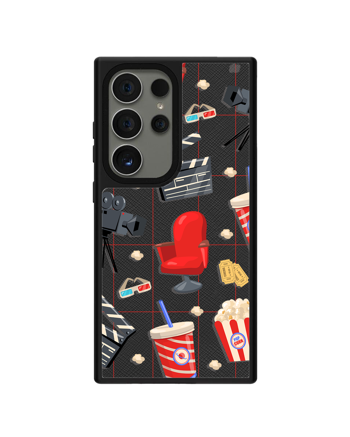 Android Leather Grip Case - Movienight