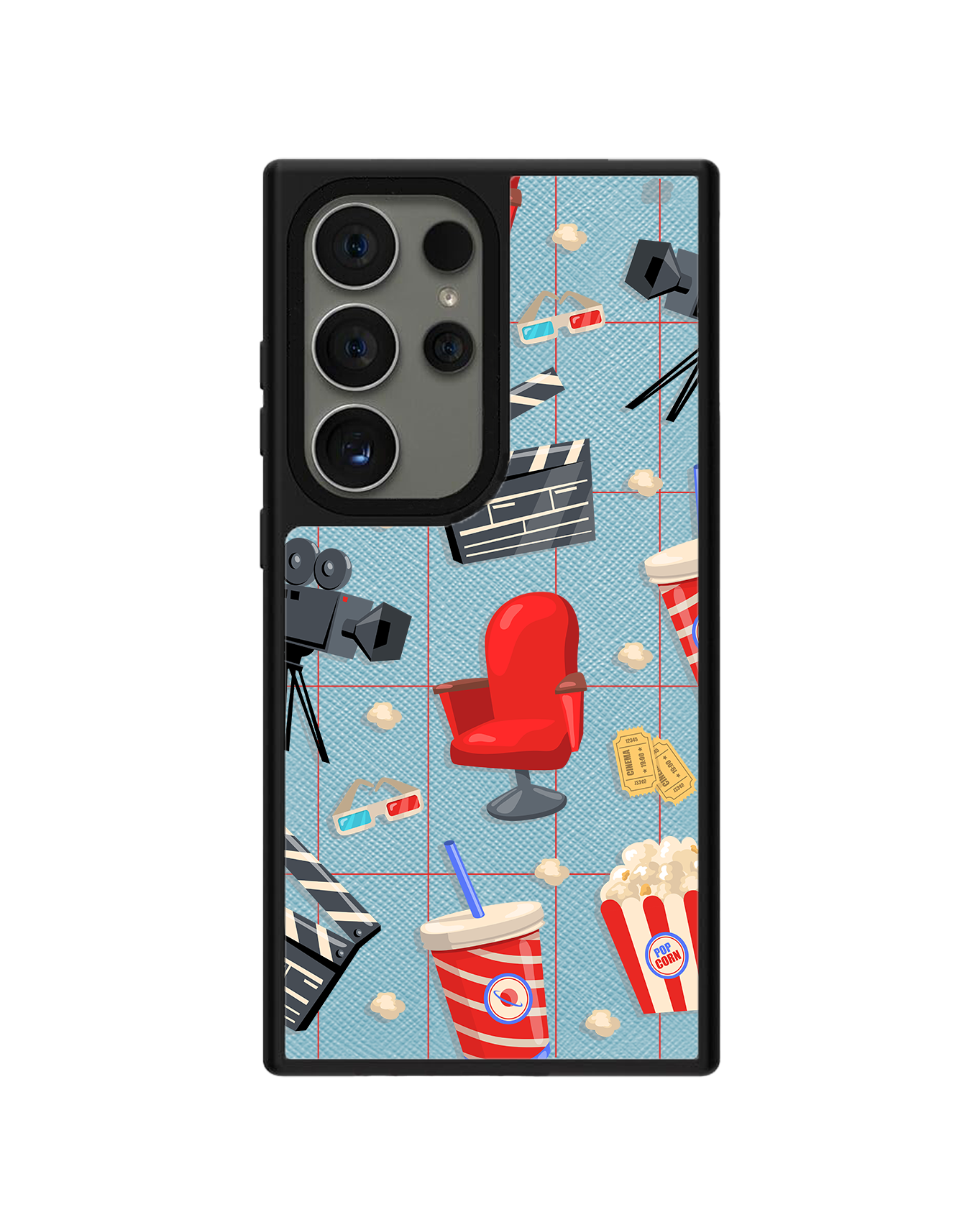 Android Leather Grip Case - Movienight