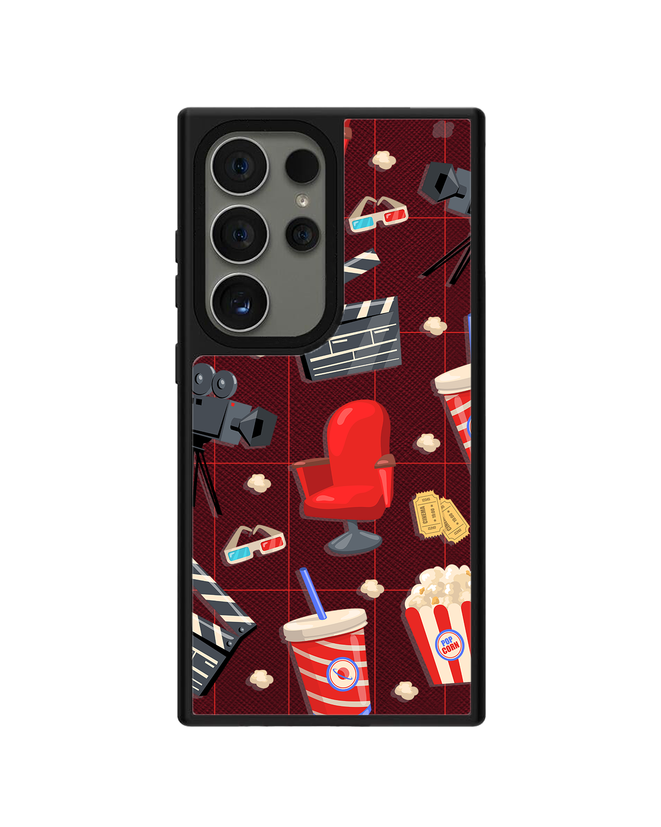 Android Leather Grip Case - Movienight