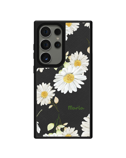 Android Leather Grip - October Chrysanthemum