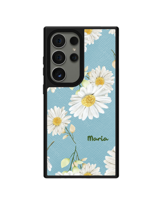 Android Leather Grip Case - October Chrysanthemum