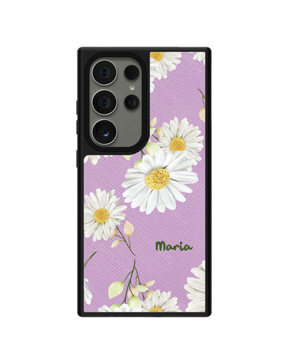 Android Leather Grip - October Chrysanthemum
