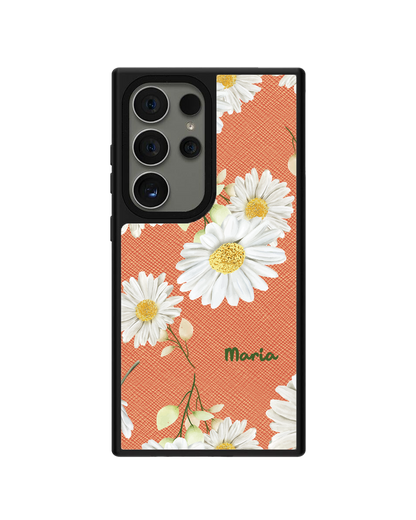 Android Leather Grip - October Chrysanthemum
