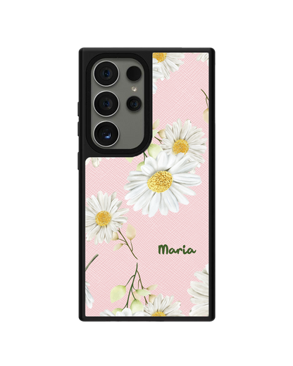 Android Leather Grip - October Chrysanthemum