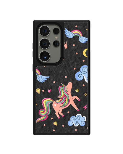 Android Leather Grip - Pegasus in Fairytale