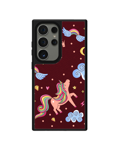 Android Leather Grip - Pegasus in Fairytale