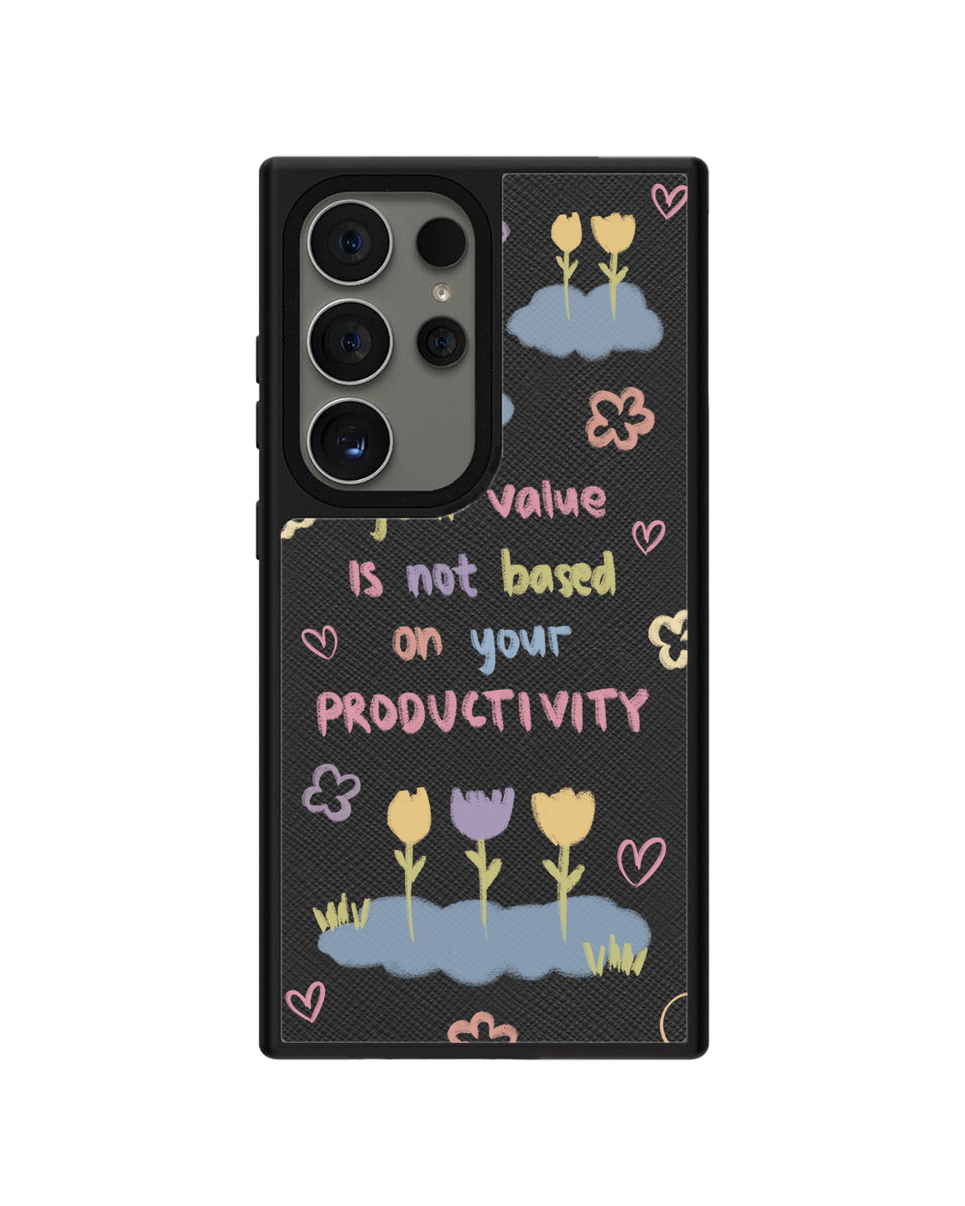 Android Leather Grip Case - Positive Energy