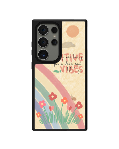 Android Leather Grip - Positive Vibes