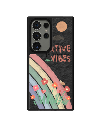Android Leather Grip - Positive Vibes