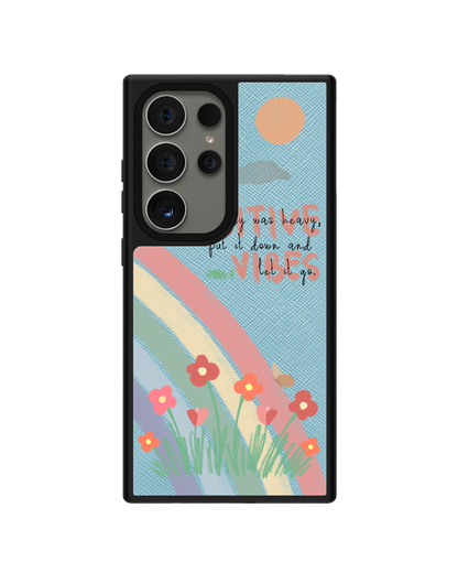 Android Leather Grip - Positive Vibes
