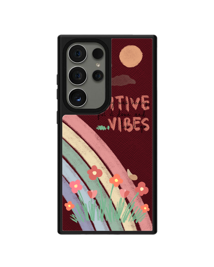 Android Leather Grip - Positive Vibes