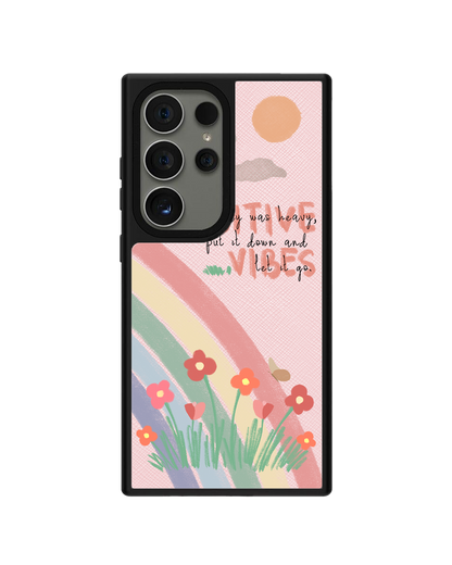 Android Leather Grip - Positive Vibes