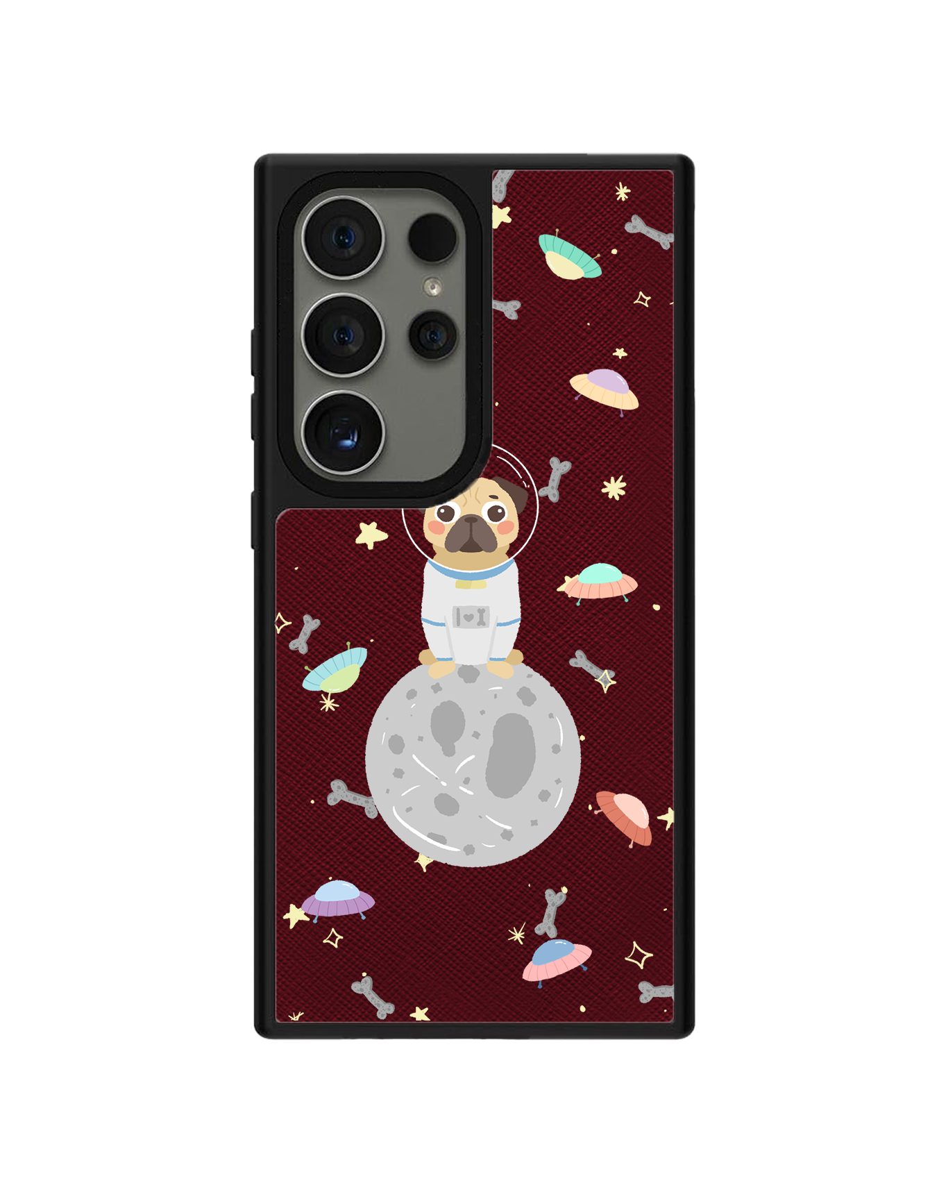 Android Leather Grip Case - Pugstronauts