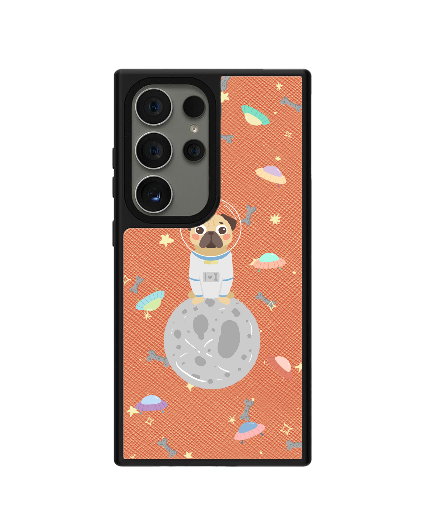 Android Leather Grip Case - Pugstronauts