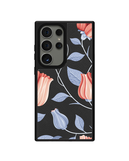 Android Leather Grip - Red Tulip