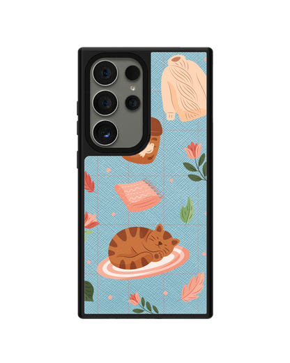 Android Leather Grip - Sleepy Autumn