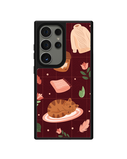 Android Leather Grip - Sleepy Autumn
