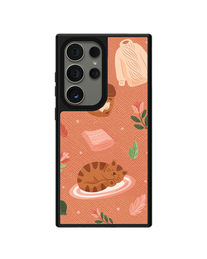 Android Leather Grip - Sleepy Autumn
