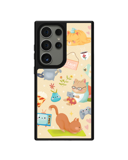 Android Leather Grip - Stay Home