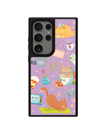 Android Leather Grip - Stay Home