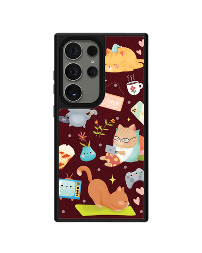Android Leather Grip - Stay Home