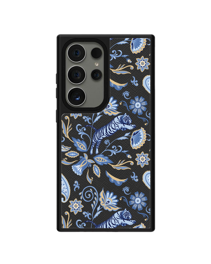 Android Leather Grip - Tiger & Floral