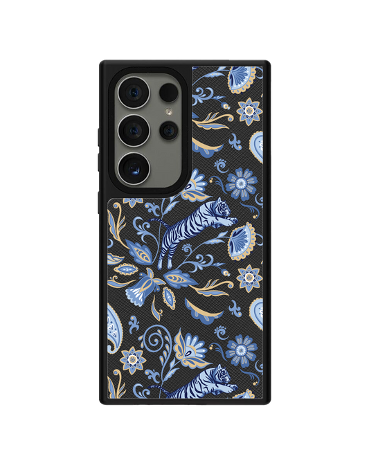 Android Leather Grip Case - Tiger & Floral