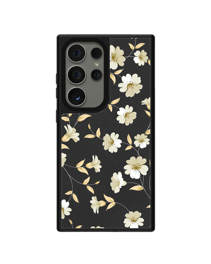 Android Leather Grip - White Magnolia