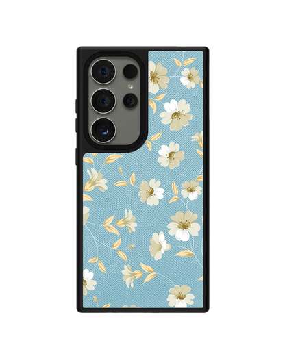 Android Leather Grip - White Magnolia