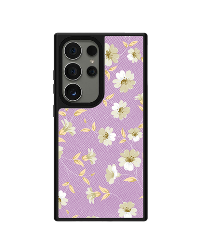 Android Leather Grip - White Magnolia