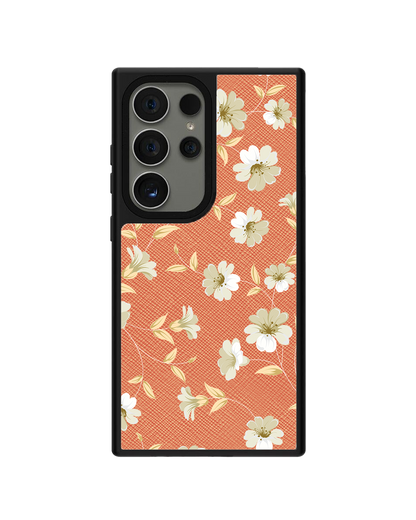 Android Leather Grip - White Magnolia