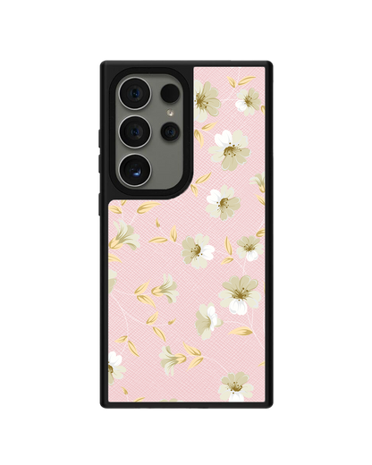Android Leather Grip - White Magnolia