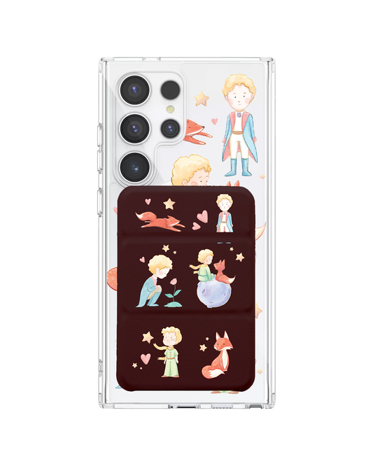 Android Magnetic Trifold Wallet Case - Little Prince & Fox