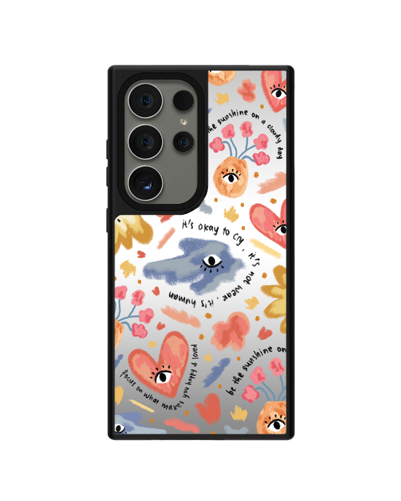 Android Mirror Grip Case - Abstract Lovers