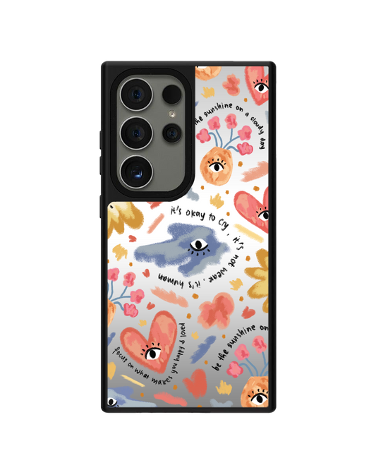 Android Mirror Grip Case - Abstract Lovers