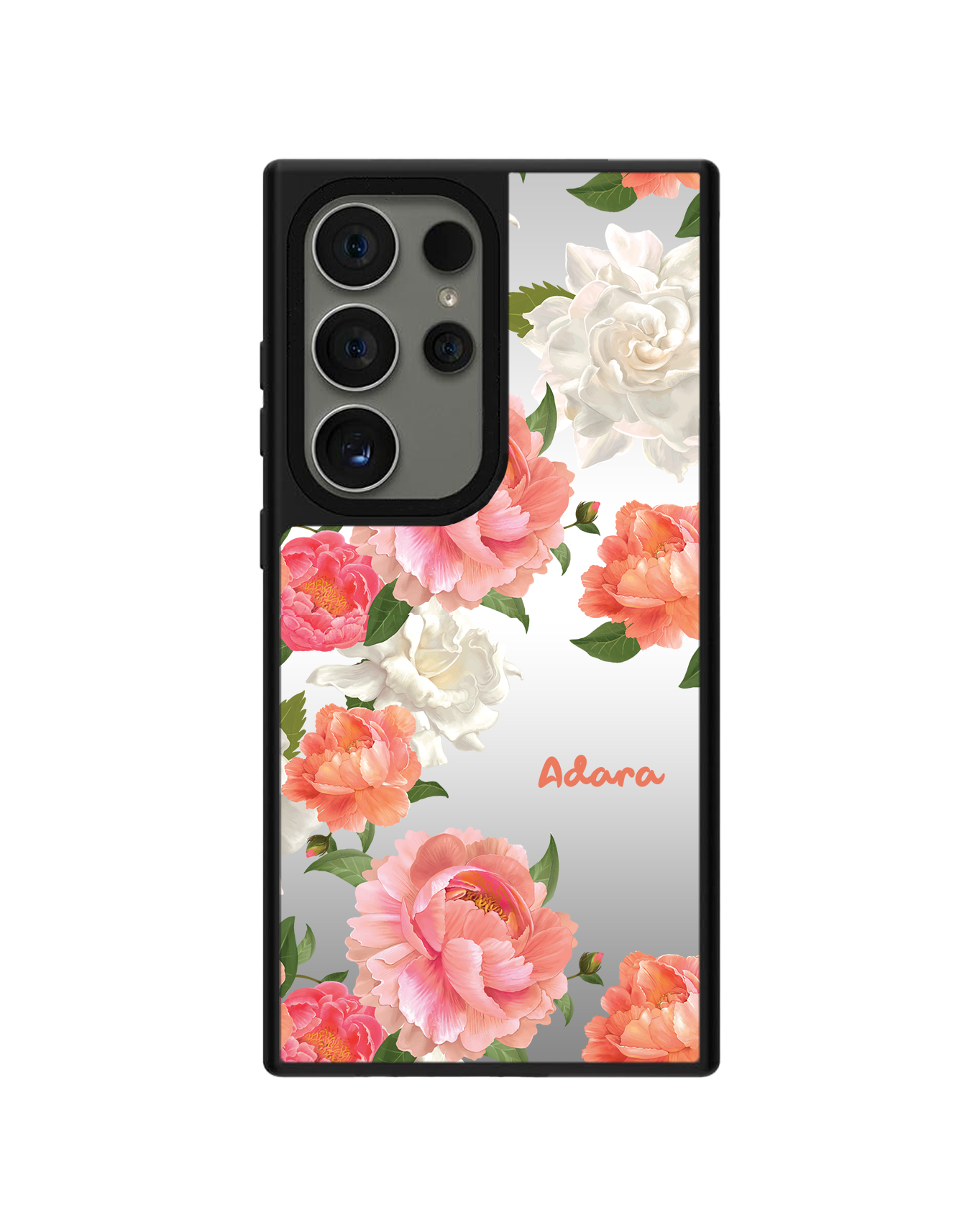 Android Mirror Grip Case - August Peony